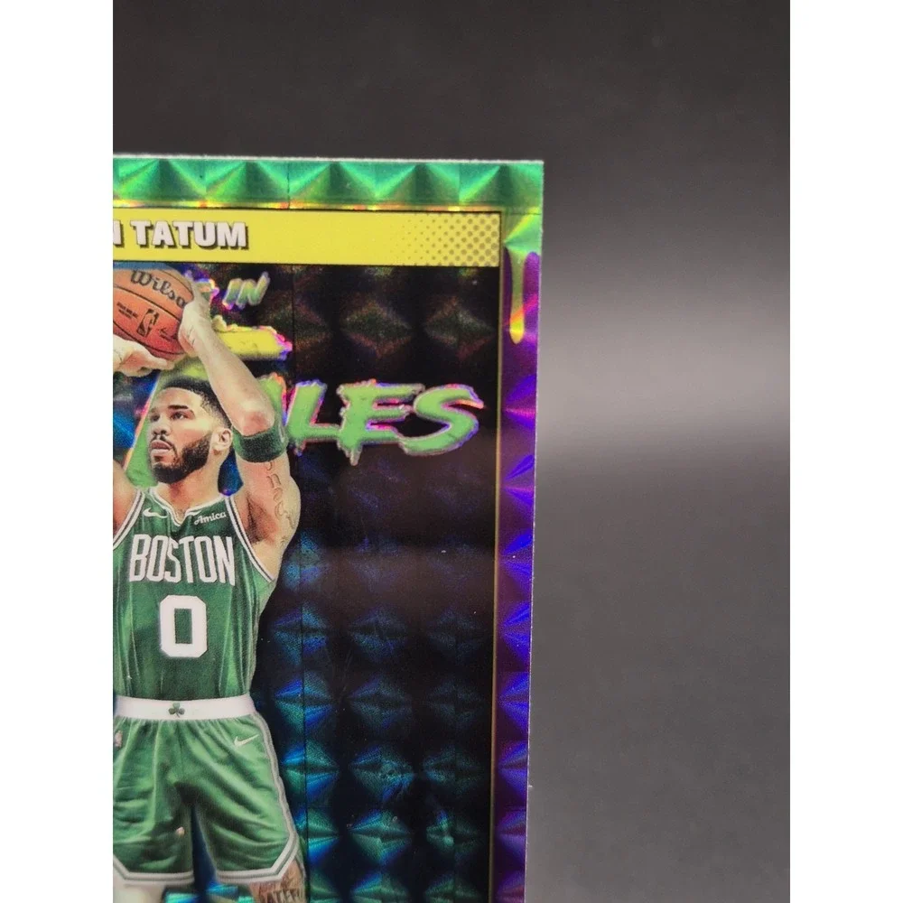2025-26 Topps Chrome Jayson Tatum ##TT-9 Tall Tales Purple Geometric /75 Celtics